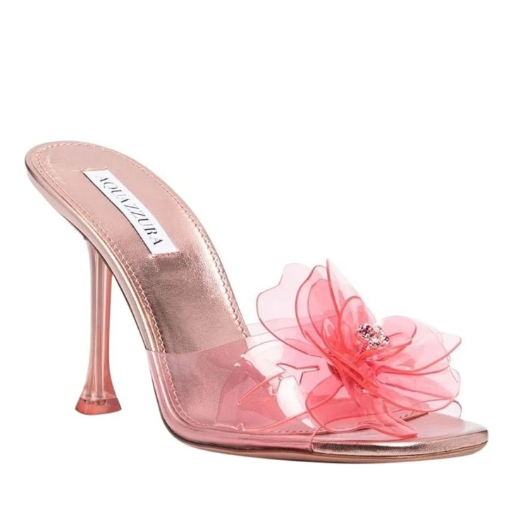 Aquazzura Sandals Red rot Sandaletten mit Absatz