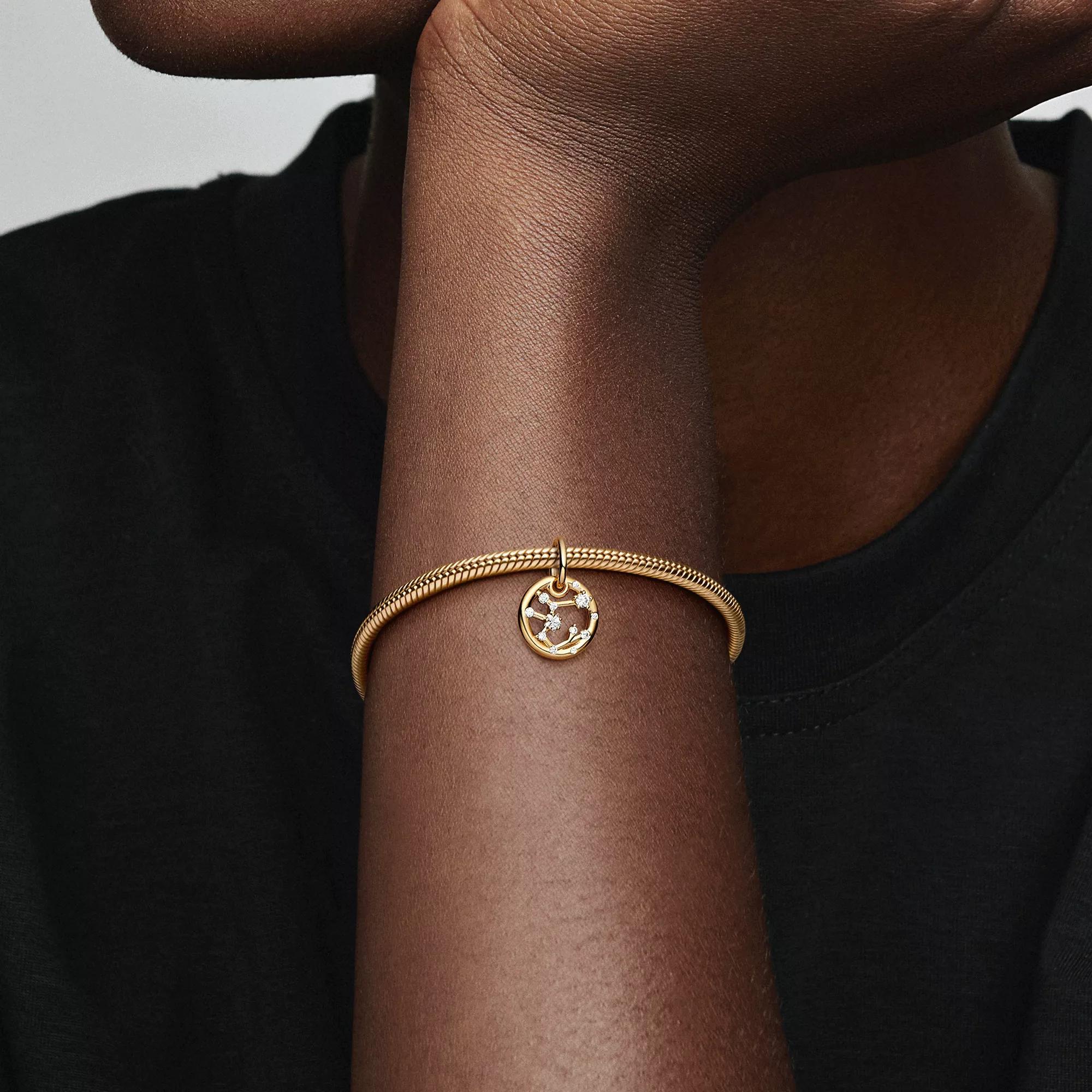 Sagittarius Zodiac Dangle Charm gold