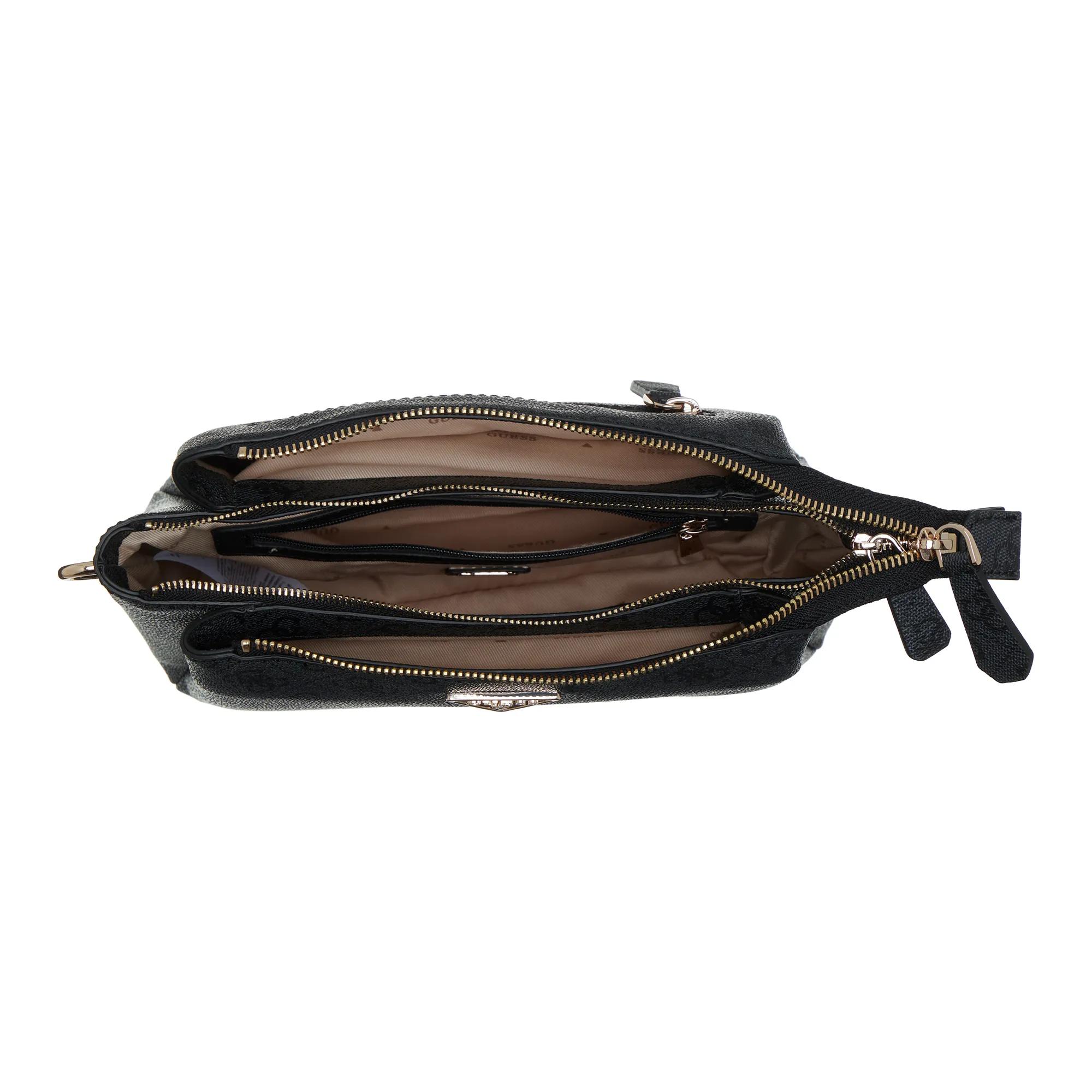 Guess Crossbody bags Noelle Tri Compartment Xbody in donkergrijs
