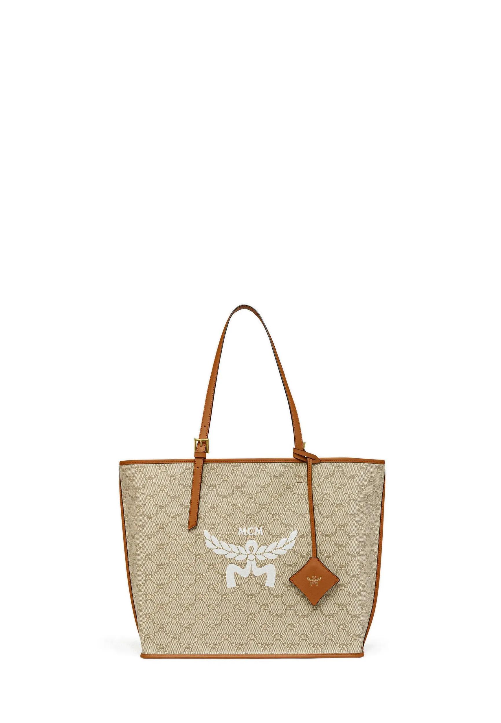 Thumbnail - MCM Shopper - Tote Bag Himmel Shopper in Lauretos - Gr. unisize - in Beige - für Damen