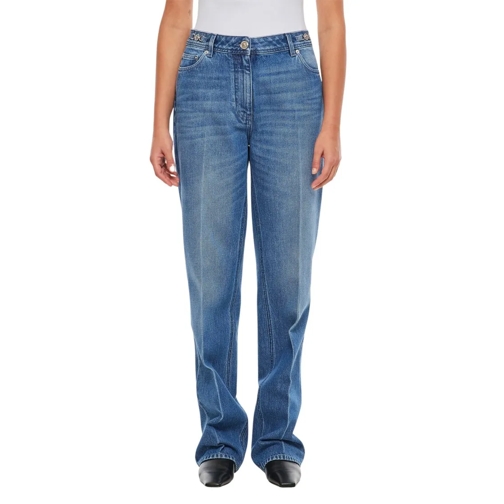 Versace Jeans Denim Stone Wash Denim Pant Blue