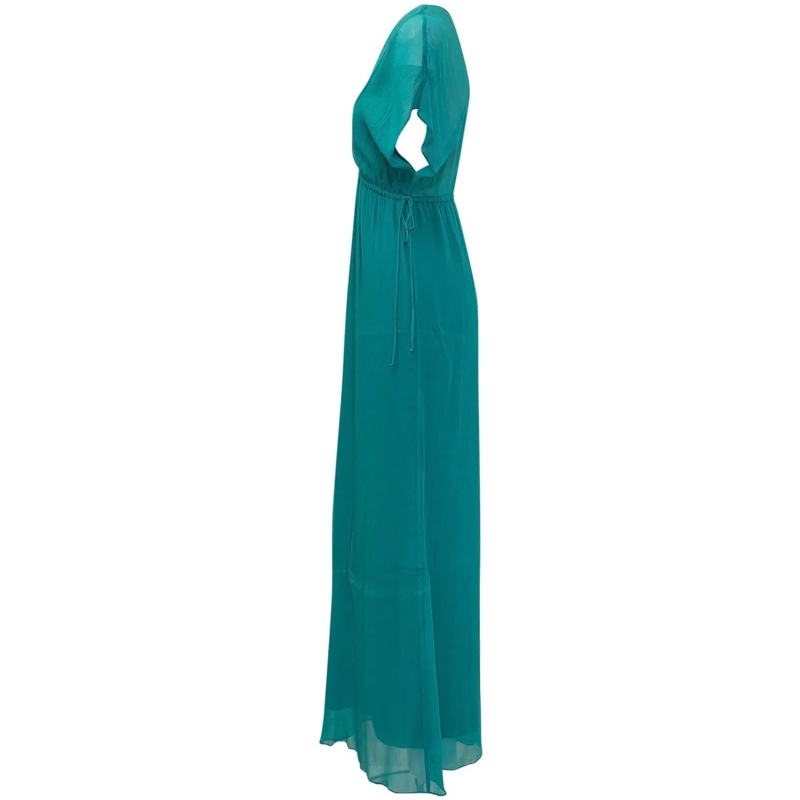 Pinko Maxikleid Abito Tubino con Spalline e Catene grün(Image 3)