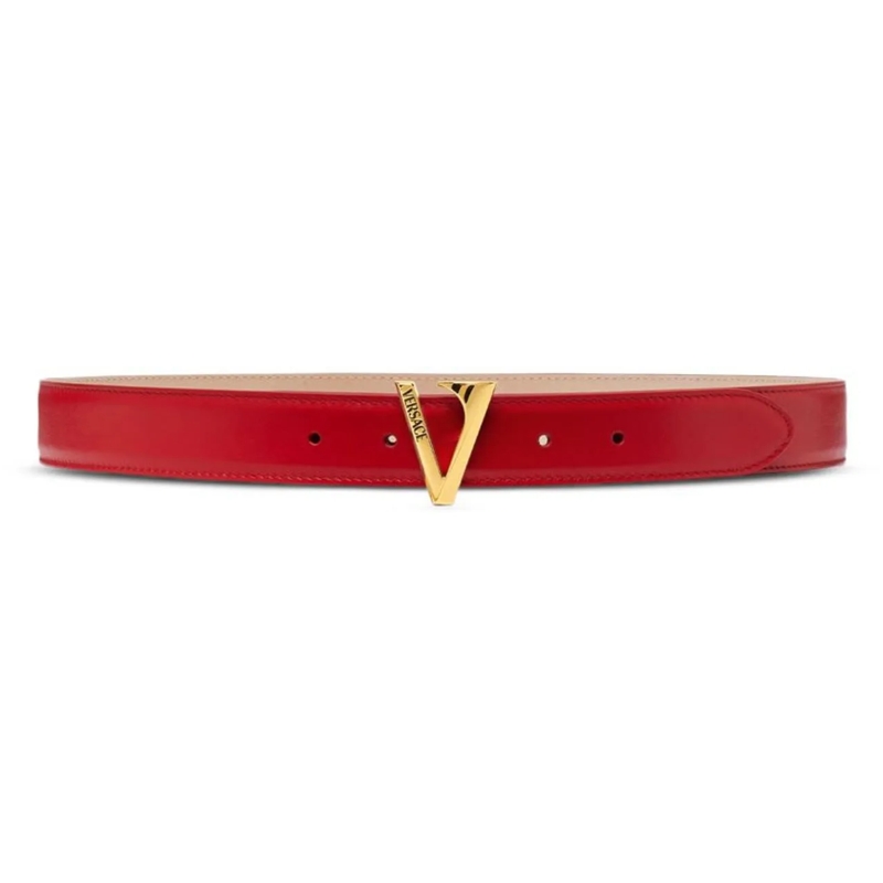 Versace Ceinture Belts Redgold rot