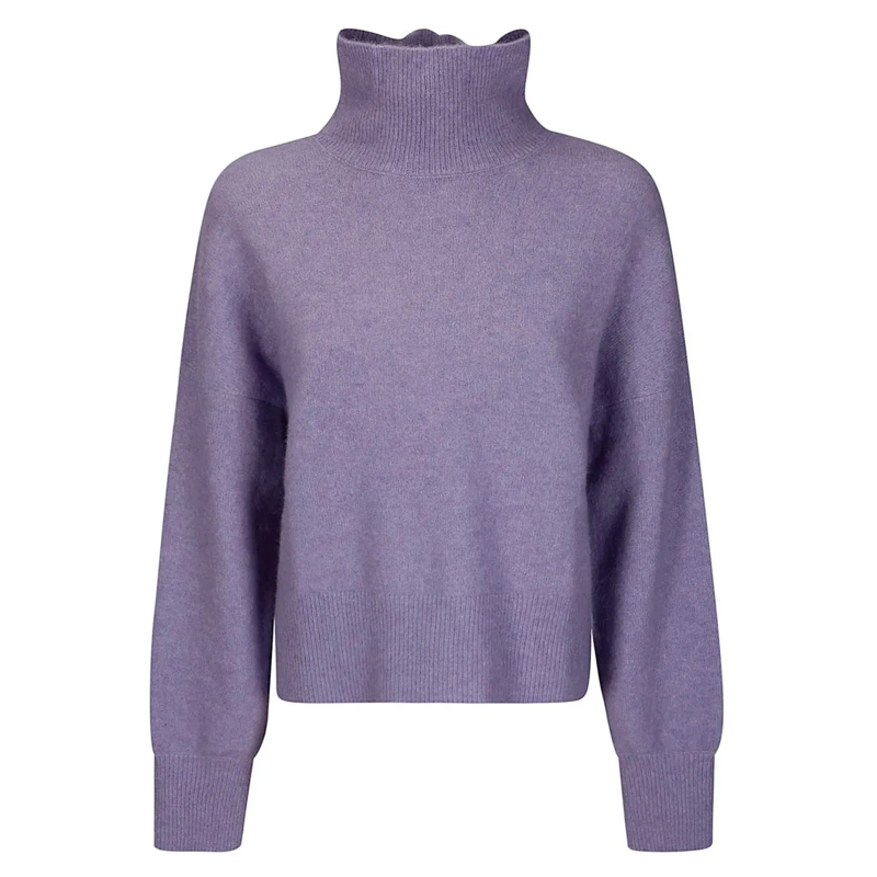 Samsøe Samsøe Trui met col Nola Sweater Purple