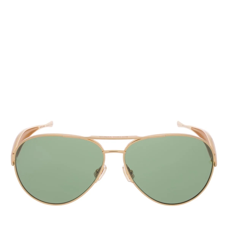 Bottega Veneta Sonnenbrille BV1305S-001 Gold-Gold-Green(Image 3)