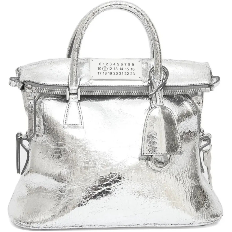 Maison Margiela Fourre-tout 5ac Loved To Death Mini H7730 silber