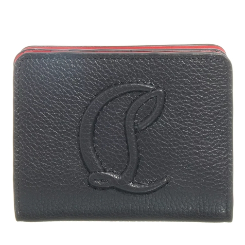 Christian Louboutin By My Side Compact Wallet Black Tvåveckad plånbok