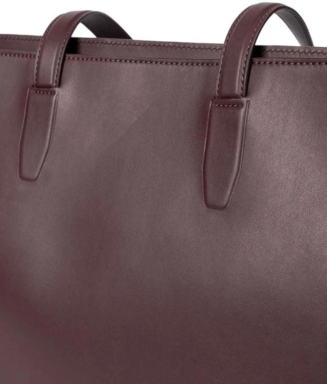Paul Smith Rugzakken Cabas cuir bordeaux cote jaune et turquoise W1A 79 in meerkleurig