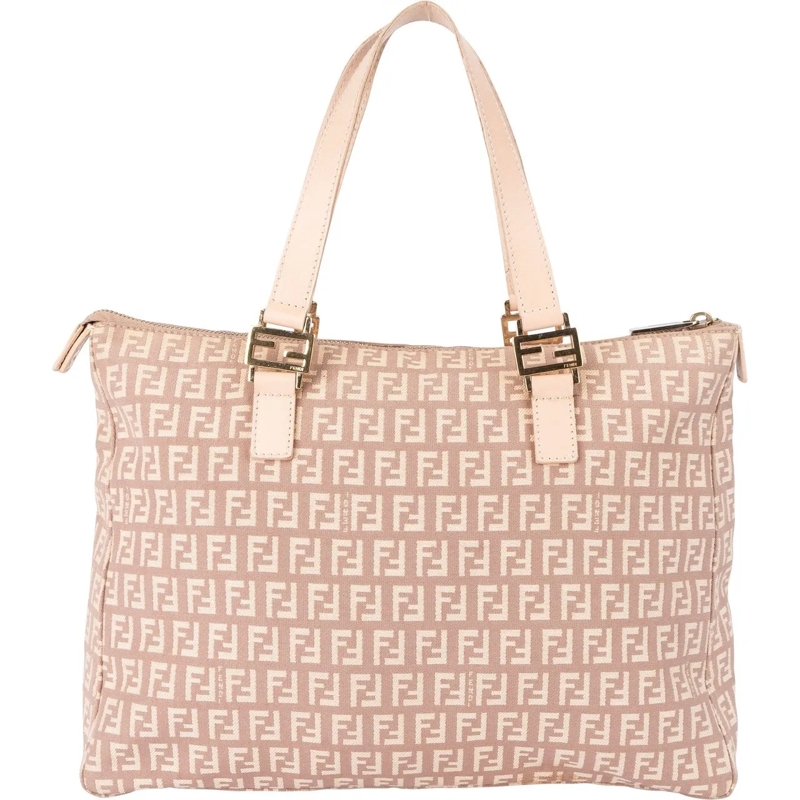 Fendi Schultertasche Fendi FF Monogram Zucca Handbag mehrfarbig