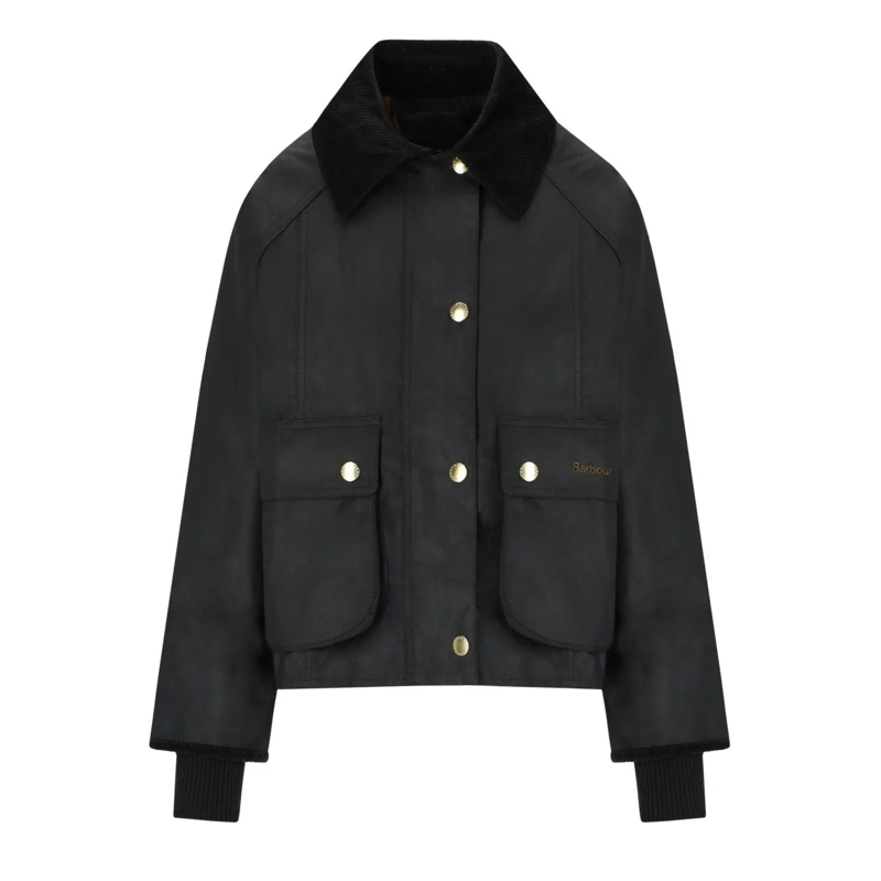 Barbour Übergangsjacke cropped beadnell wax divers mehrfarbig