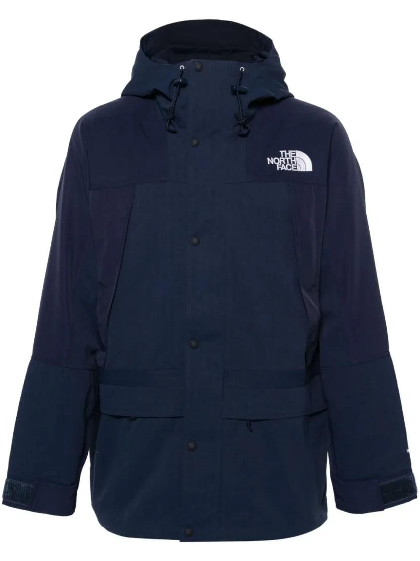 The North Face - Ripstop Navy Blue Jacket With Logo - Größe M - blau