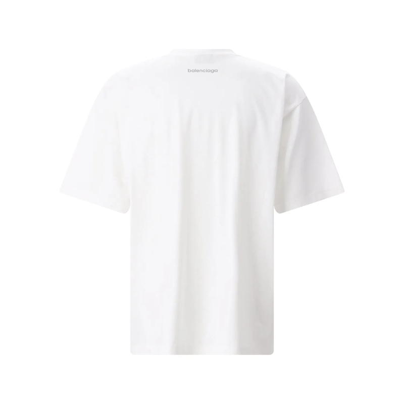 Balenciaga T-Shirt T-Shirt aus Baumwolle weiß(Image 3)