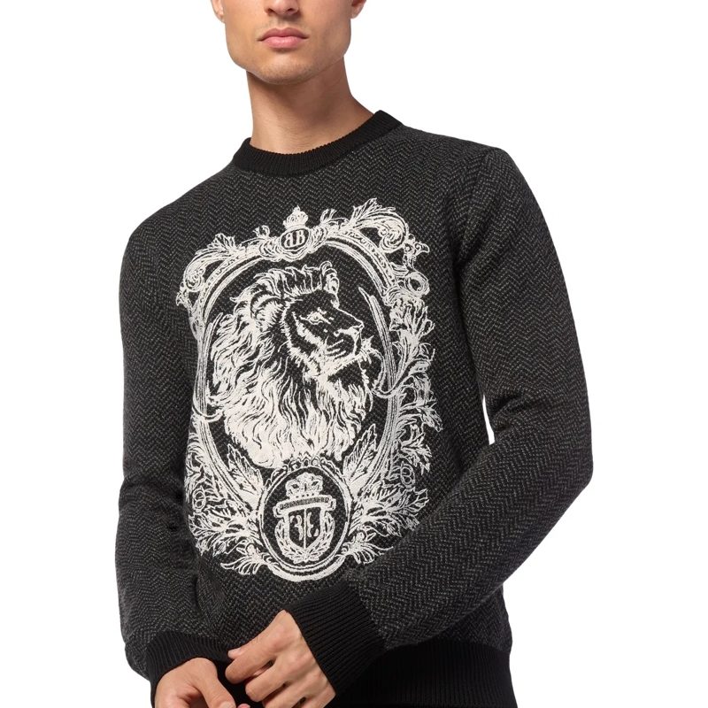 BILLIONAIRE  Rundhalspullover schwarz(Image 4)