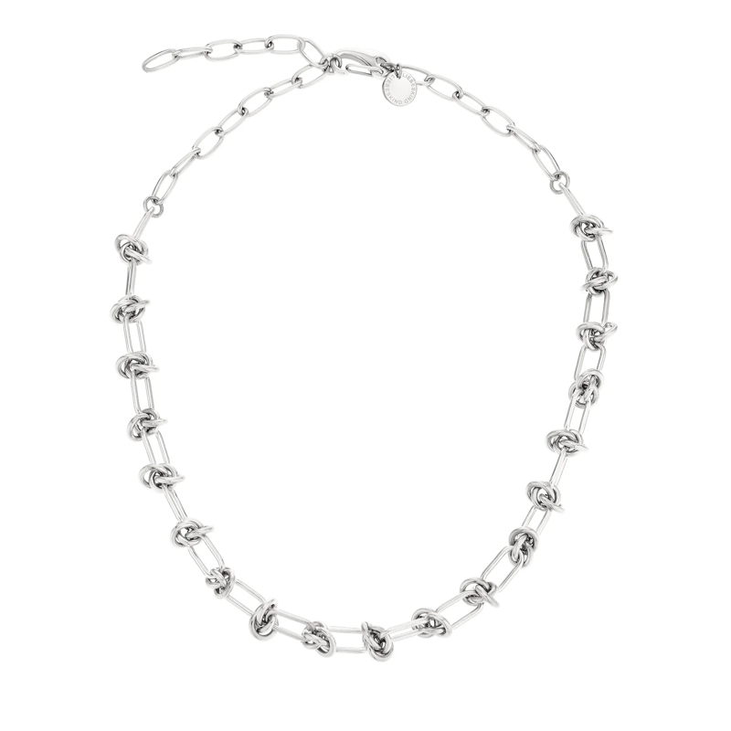 Liebeskind Berlin Mittellange Halskette Edelstahl The Knot silber(Image 3)