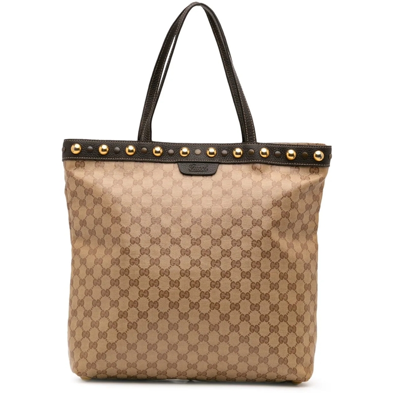 Gucci Shopper GG Crystal Babouska Tote braun