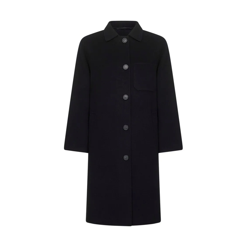 Max Mara Manteau de transition Zenone Coat Black