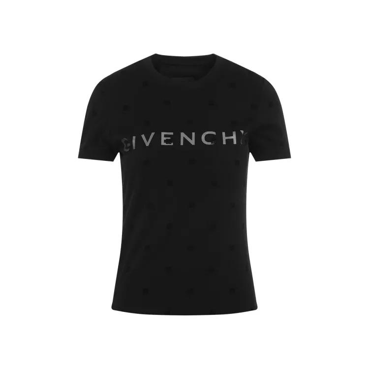 Givenchy - Black Cotton Short Sleeves T-Shirt - Größe M - black