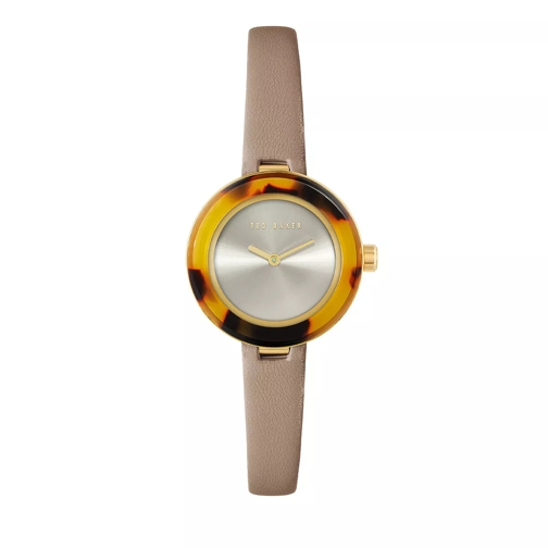 Ted Baker Lenara Acetate Leather Watch Tan Quartz Watch
