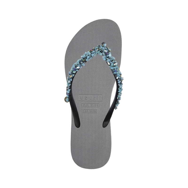 UZURII Flip Flops Zehentrenner Classic Aby Baby Blue silber(Image 3)