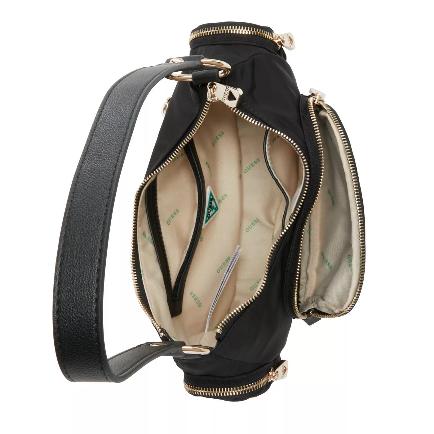 Guess Hobo bags Eco Gemma Schultertasche in zwart
