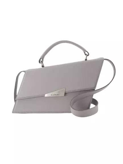 Acne Studios Shopper - Distortion Crossbody  - Grey Clair - Leather - Gr. unisize - in Grau - für Damen