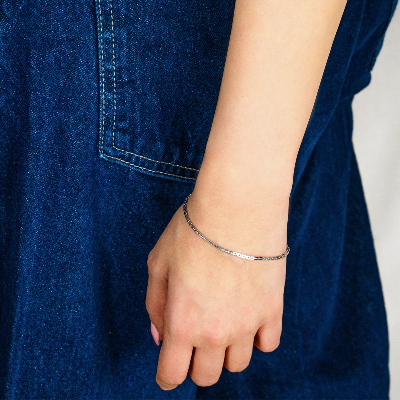 Copenhagen Armband Edelstahl Fine Edgy silber(Image 2)