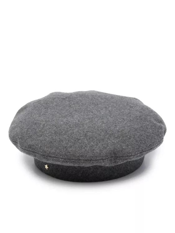 Lorena Antoniazzi Mützen - Star-Stud Gray Hat - Gr. L - in Grau - für Damen