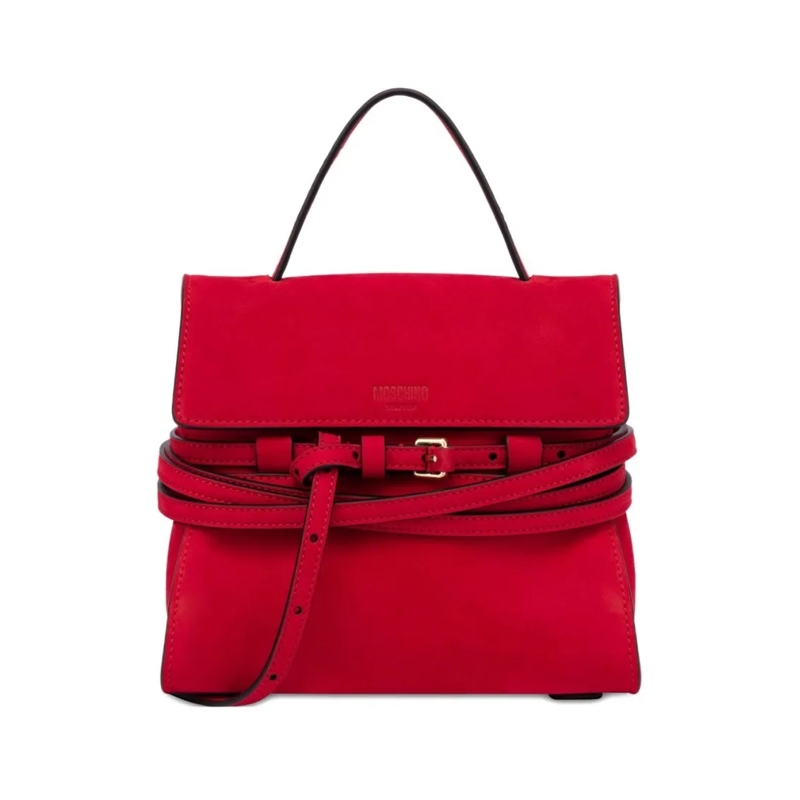 Moschino Sac à bandoulière Poppy Red Foldover Top Bag Red