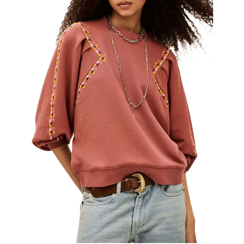BASH  Ba&sh Sweat Mesta Sweaters Roze 1e26mest rose(Image 2)