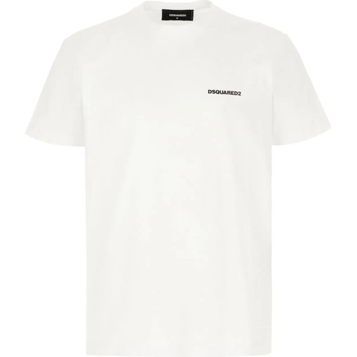 Dsquared2 T-Shirts Dsquared2 White cotton t-shirt weiß