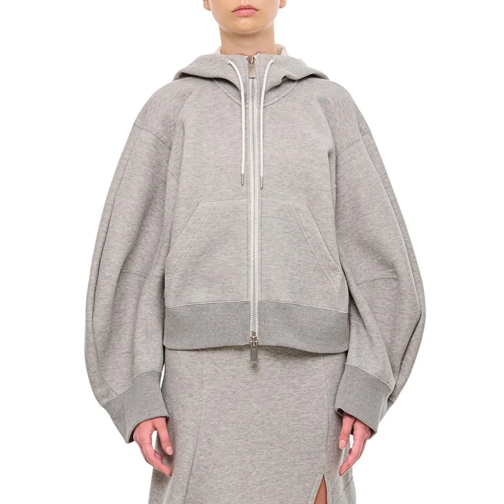 Sacai Sponge Sweat Hoodie Grey Hemden