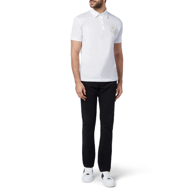 BILLIONAIRE Top Poloshirt weiss(Image 3)