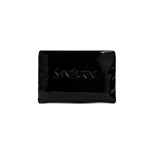 Saint Laurent Pochette Black Polyurethane Pouch Black