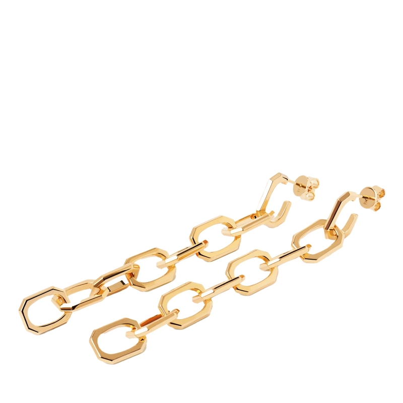 PDPAOLA Ohrstecker 925er Sterlingsilber The Chain gold(Image 4)