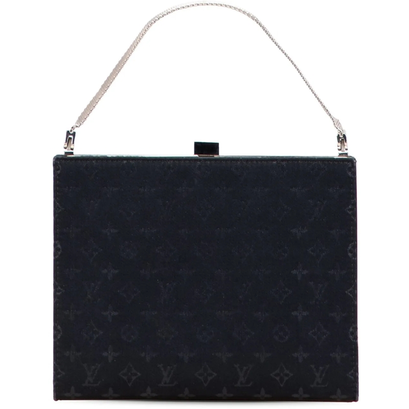 Louis Vuitton Fourre-tout Monogram Satin Ange PM schwarz