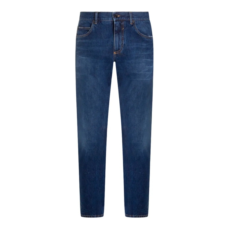 Dolce&Gabbana Jeans Straight-Leg Jeans With Traditional Five-Pocket St Blue