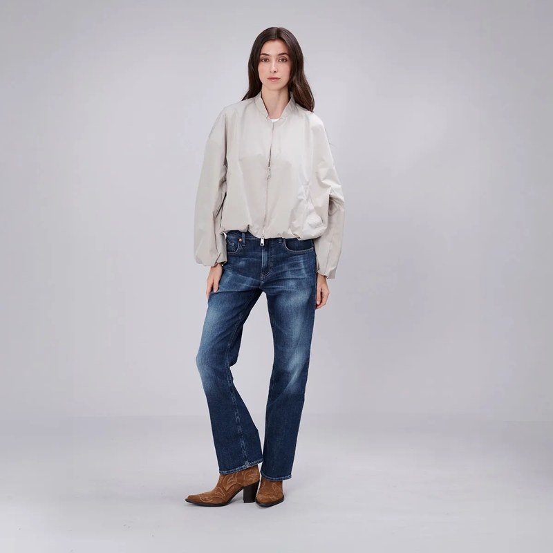True Religion Daunenjacke - Lange Ärmel- Kastenförmiger Schnitt- Verstellb beige(Image 2)