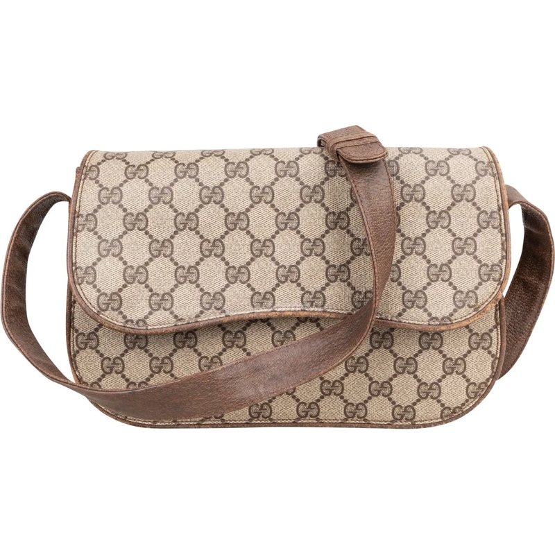 Gucci Tote Gucci GG Canvas Monogram Crossbody Bag braun