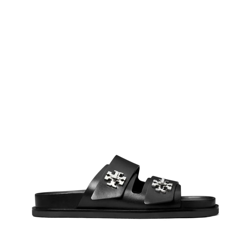 Tory Burch Sandales T Lock Sport Slide Perfect Black