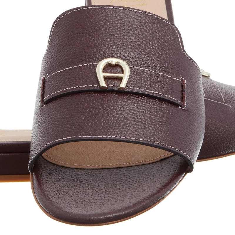 AIGNER Slides Arielle 1A Port Red(Image 4)