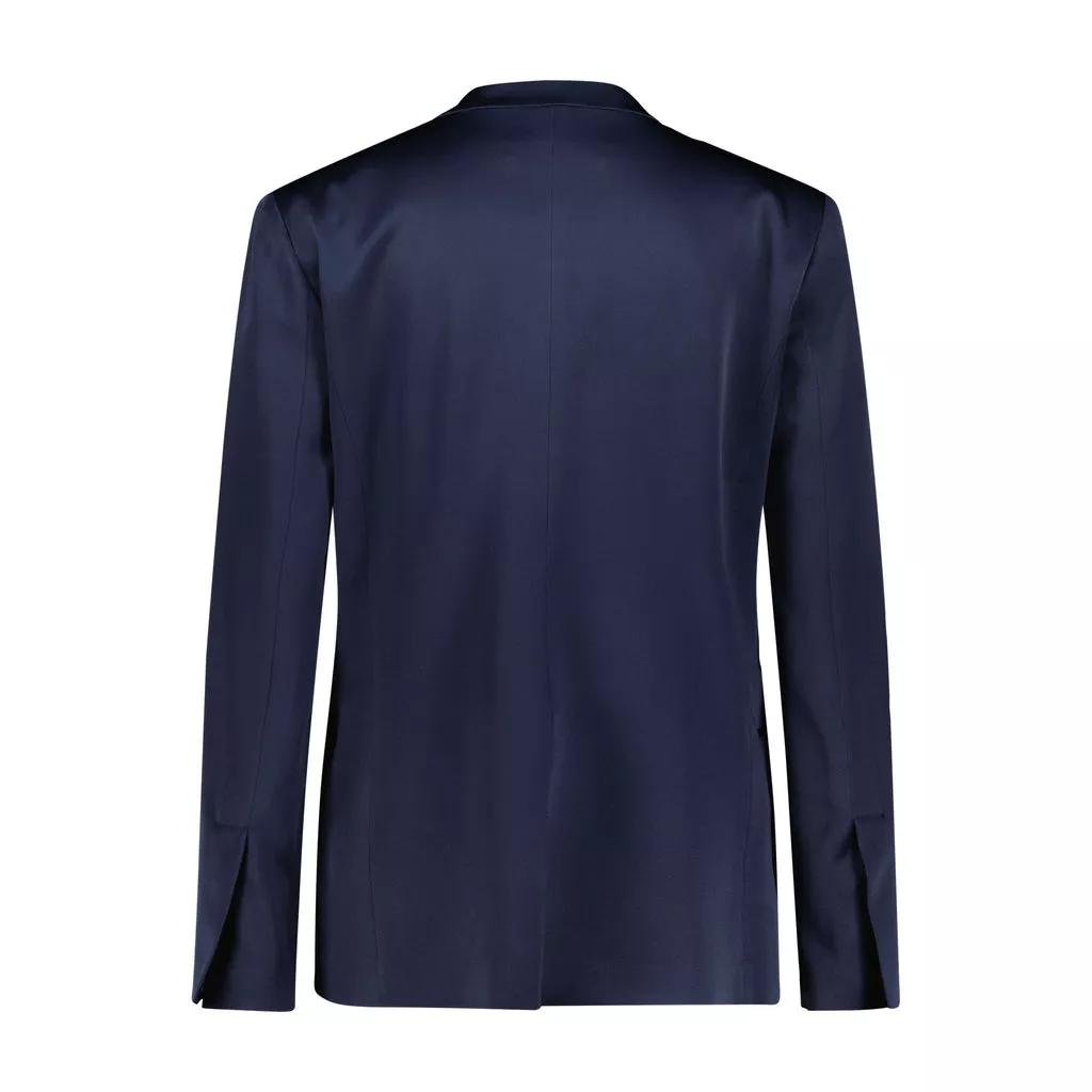 Liviana Conti Blazer aus Satin 48104299233626 Dunkelblau
