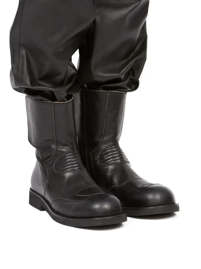 Thumbnail - MM6 Maison Margiela Stiefel - Leather Ankle Boot - Gr. 42 (EU) - in Schwarz - für Damen