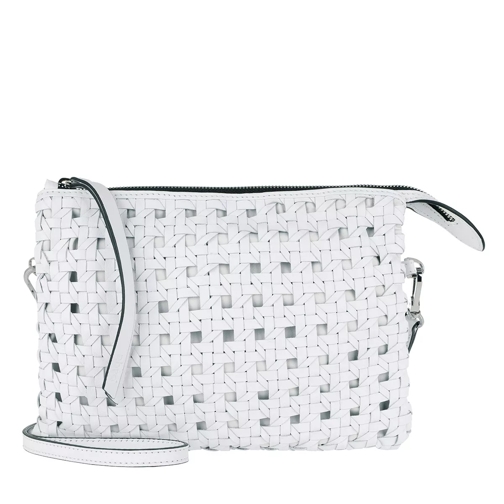 Abro Weave Paglia di Vienna Leather Crossbody Bag White / Whitegold Crossbody Bag