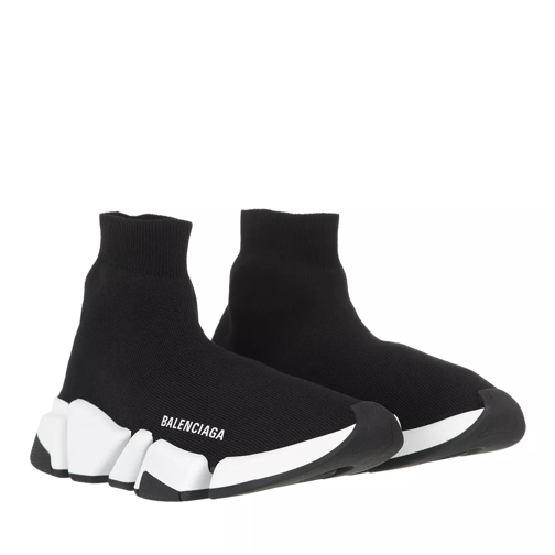 Balenciaga Speed 2.0 Knit Sneakers Black/White Slip-On Sneaker