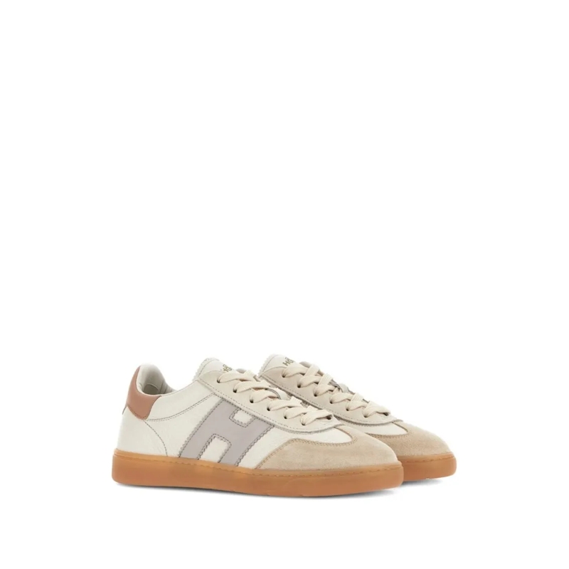 Hogan Low-Top-Sneaker Silk And Nylon Sneakers White