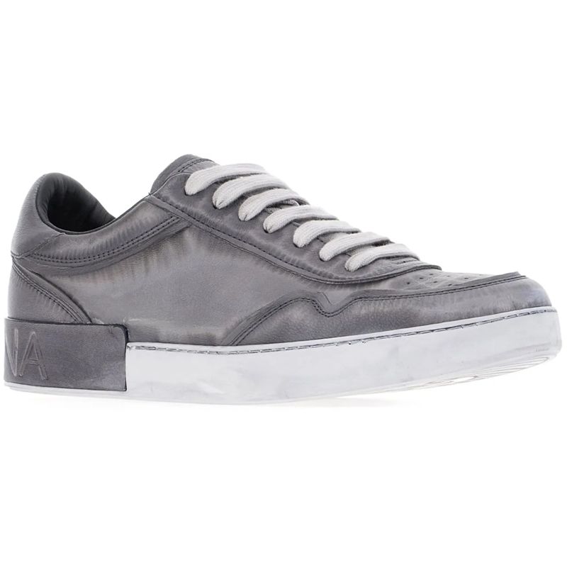 Dolce&Gabbana Low-Top-Sneaker Dolce&gabbana Grey leather sneakers grau(Image 2)