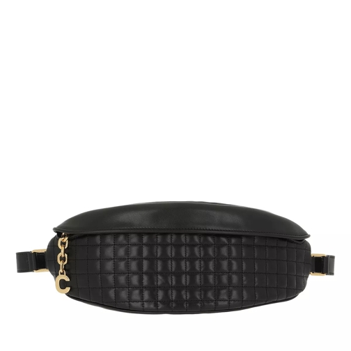 Celine C Charm Belt Bag Quilted Leather Black Borsa da cintura