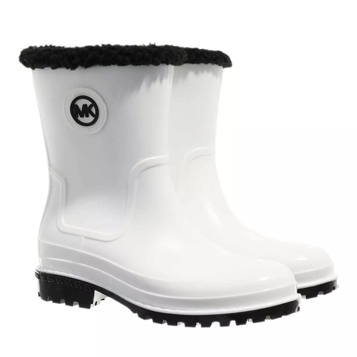MICHAEL Michael Kors Montaigne Pullon Rainboot Optic White/Black Stivali da pioggia