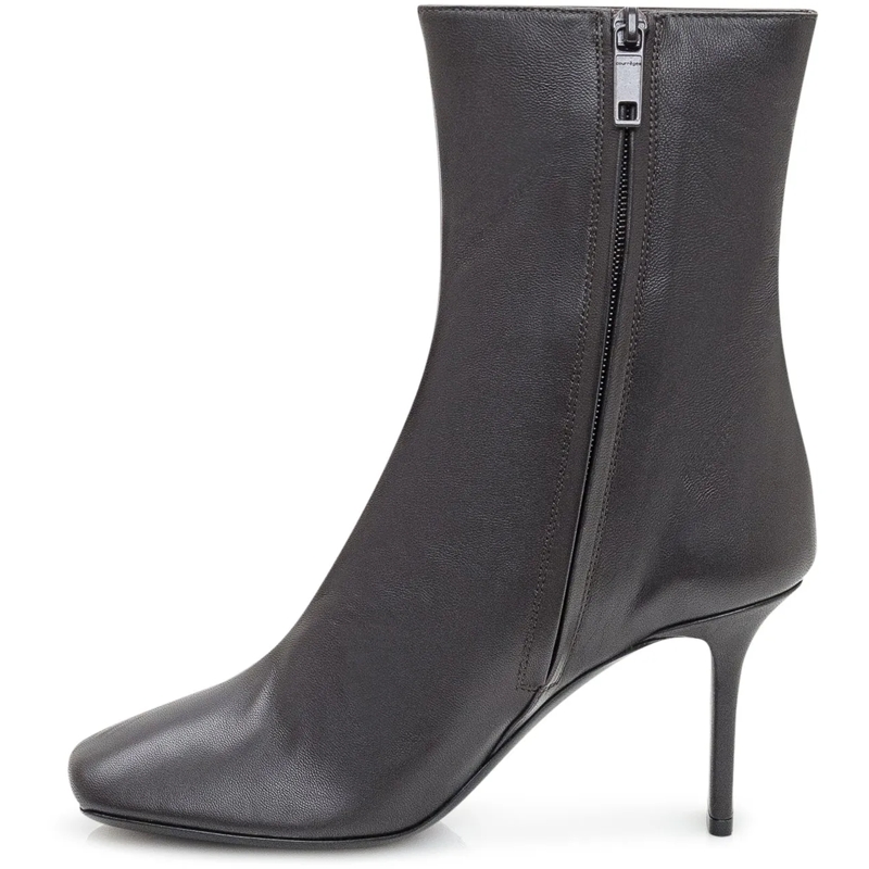 Courrèges Stiefel Courreges Stivaletti Square Toe 80 in Nappa schwarz(Image 4)