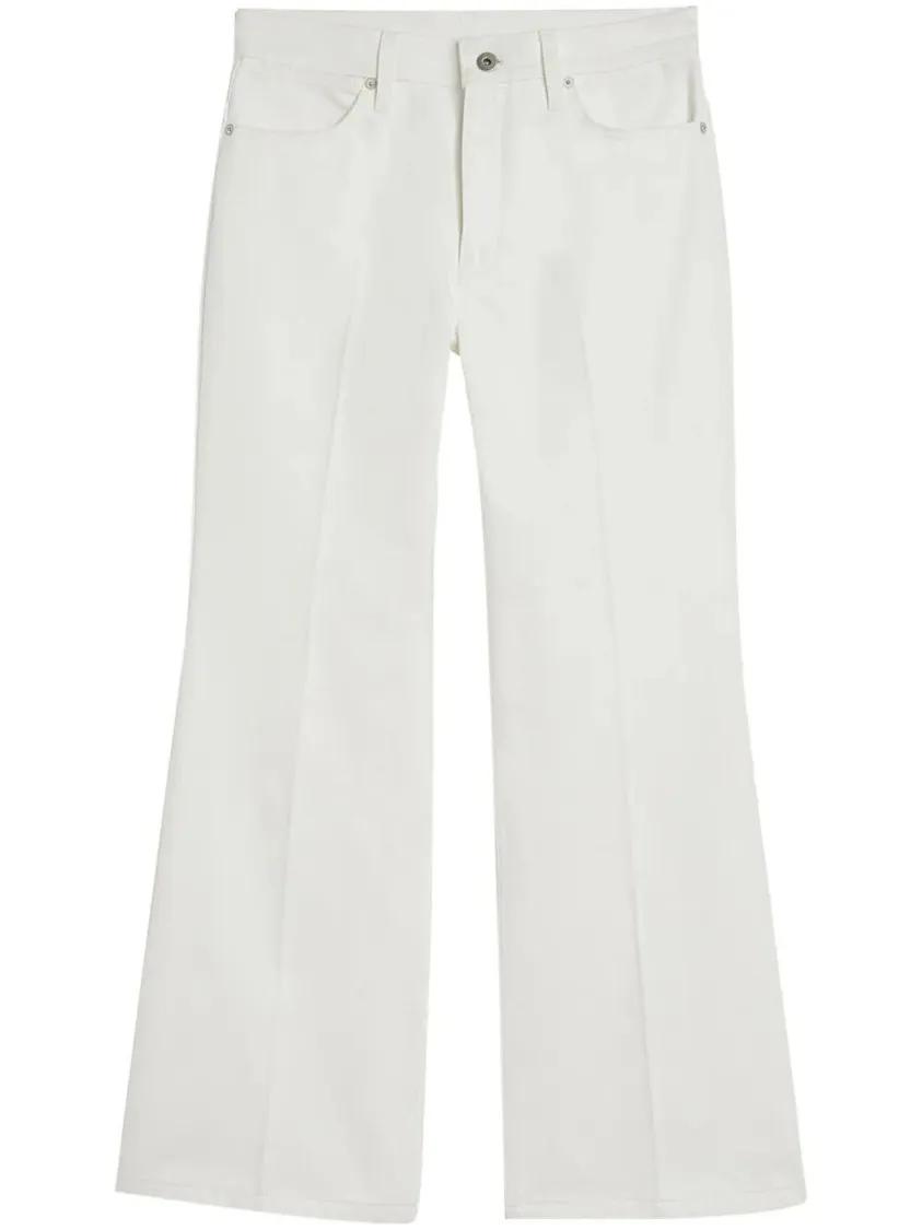 Thumbnail - Jil Sander - High-Waisted Flared Jeans - Größe 25 - beige